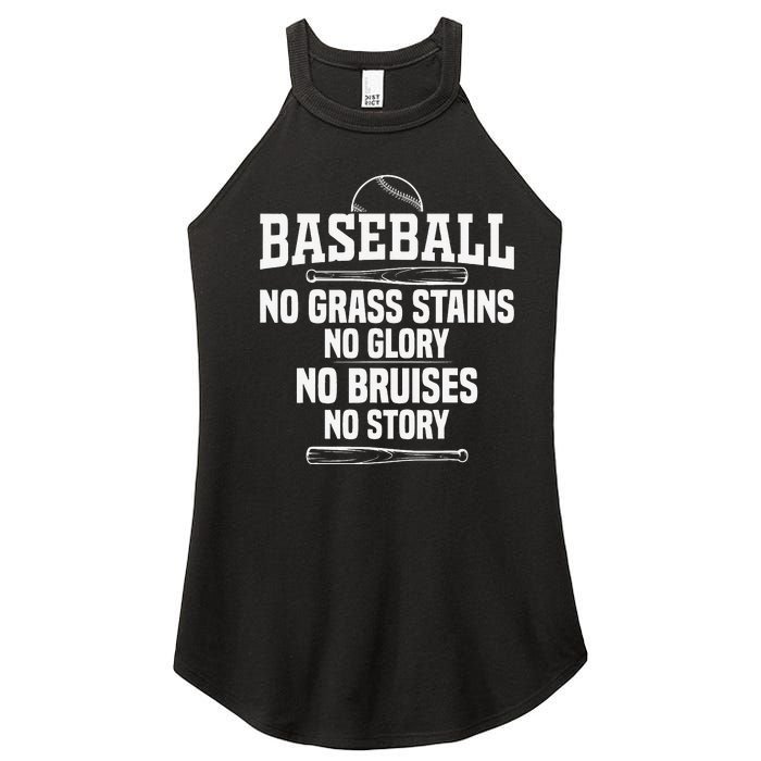 Funny Baseball Fan Baseball Player Women's Perfect Tri Rocker Tank