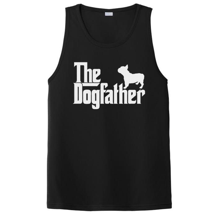 French Bulldog Father Dad The Dogfather PosiCharge Competitor Tank