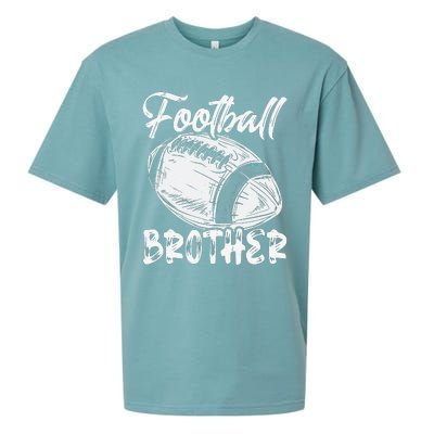 Football Brother For Family Matching Players Fathers Day Sueded Cloud Jersey T-Shirt