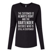 Funny Bartender Womens Cotton Relaxed Long Sleeve T-Shirt