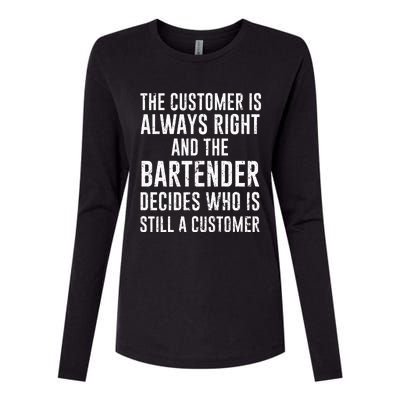 Funny Bartender Womens Cotton Relaxed Long Sleeve T-Shirt