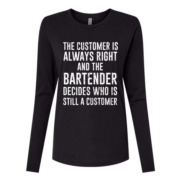 Funny Bartender Womens Cotton Relaxed Long Sleeve T-Shirt