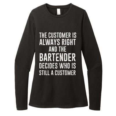 Funny Bartender Womens CVC Long Sleeve Shirt