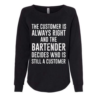 Funny Bartender Womens California Wash Sweatshirt