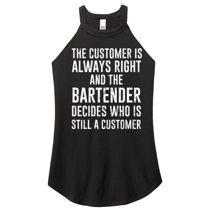 Funny Bartender Women's Perfect Tri Rocker Tank