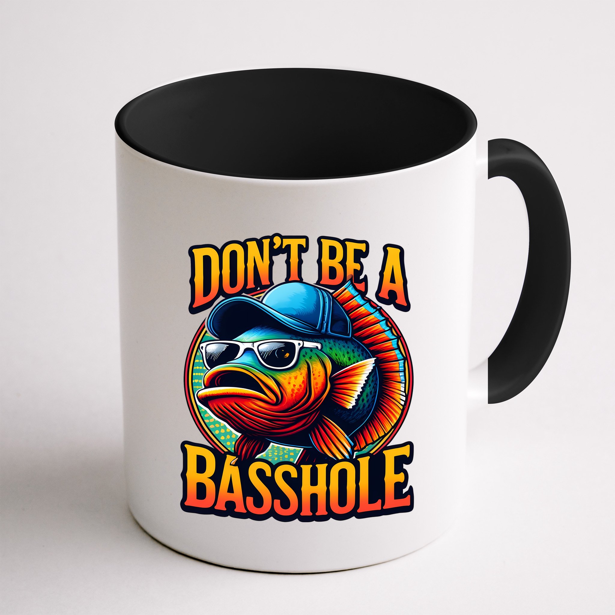 Funny Bass Fish Mug