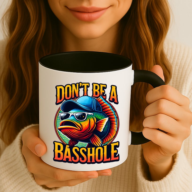 Funny Bass Fish Mug