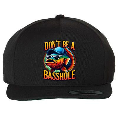 Funny Bass Fish Wool Snapback Cap