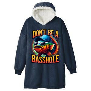 Funny Bass Fish Hooded Wearable Blanket