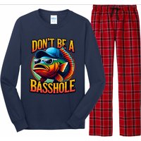 Funny Bass Fish Long Sleeve Pajama Set