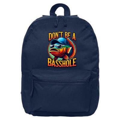 Funny Bass Fish 16 in Basic Backpack