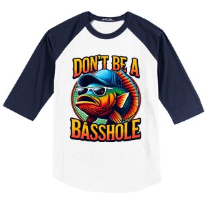 Funny Bass Fish Baseball Sleeve Shirt