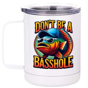 Funny Bass Fish 12 oz Stainless Steel Tumbler Cup