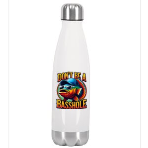 Funny Bass Fish Stainless Steel Insulated Water Bottle