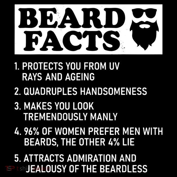 Funny Beard Facts Protects Ageing Makes Manly Bearded Dad 16 in Basic Backpack