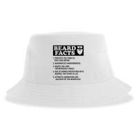 Funny Beard Facts Protects Ageing Makes Manly Bearded Dad Sustainable Bucket Hat