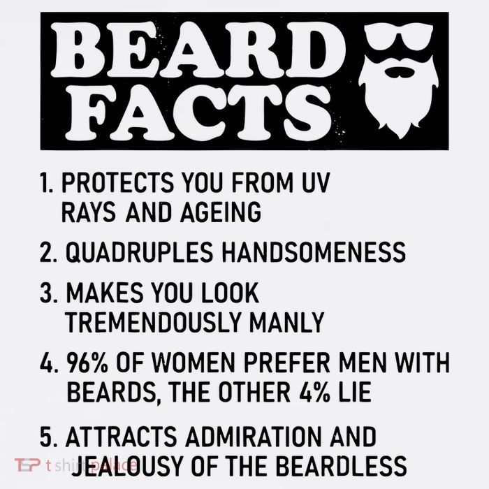Funny Beard Facts Protects Ageing Makes Manly Bearded Dad Baby Bodysuit