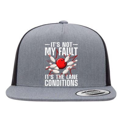 Funny Bowling For Women Bowler Team Bowling Lane Spare Flat Bill Trucker Hat