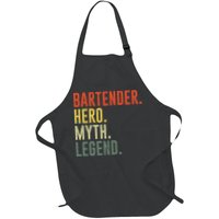 Funny Bartender Full-Length Apron With Pockets