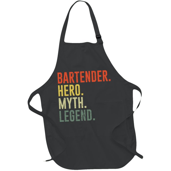 Funny Bartender Full-Length Apron With Pockets