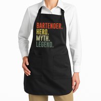 Funny Bartender Full-Length Apron With Pockets