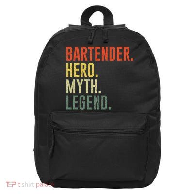 Funny Bartender 16 in Basic Backpack
