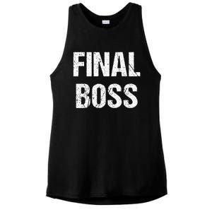 Final Boss Ladies PosiCharge Tri-Blend Wicking Tank