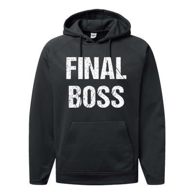 Final Boss Performance Fleece Hoodie