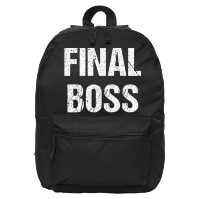 Final Boss 16 in Basic Backpack