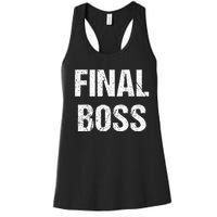 Final Boss Women's Racerback Tank