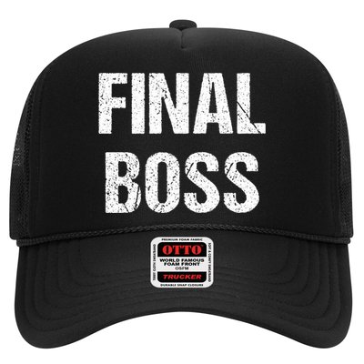 Final Boss Trucker Hat