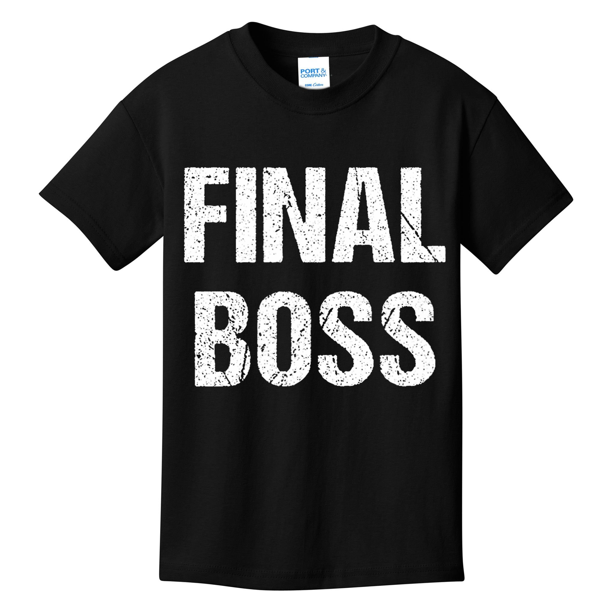 Final Boss Kids T-Shirt
