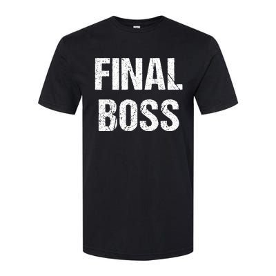 Final Boss Softstyle® CVC T-Shirt