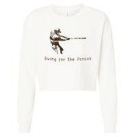 Fence Busters Cropped Pullover Crew