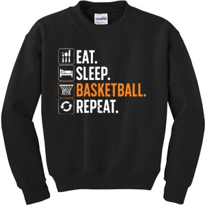 Funny Basketball For Men Women Team Sport Basketball Player Kids Sweatshirt