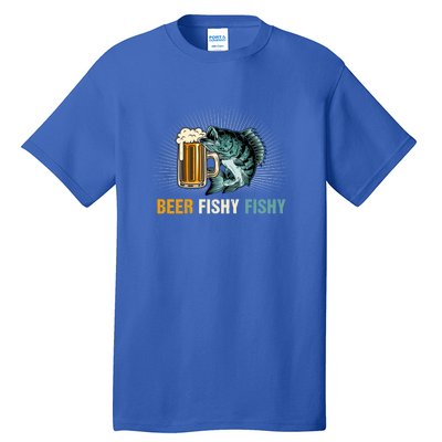 Funny Beer Fishy Fishy Fishing Father's Day Gift Tall T-Shirt