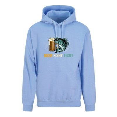 Funny Beer Fishy Fishy Fishing Father's Day Gift Unisex Surf Hoodie