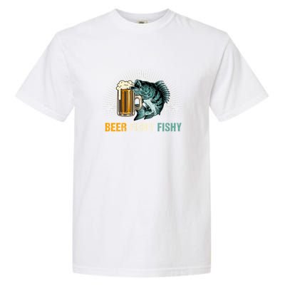 Funny Beer Fishy Fishy Fishing Father's Day Gift Garment-Dyed Heavyweight T-Shirt