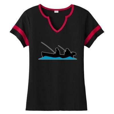 FredoS Boat Ladies Halftime Notch Neck Tee