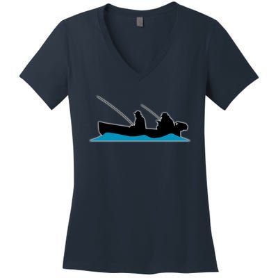 FredoS Boat Women's V-Neck T-Shirt