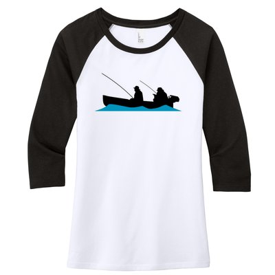 FredoS Boat Women's Tri-Blend 3/4-Sleeve Raglan Shirt