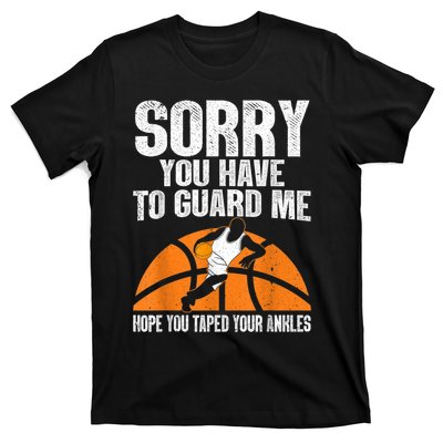 Funny Basketball For Men Women Sports Game Basketball Player T-Shirt