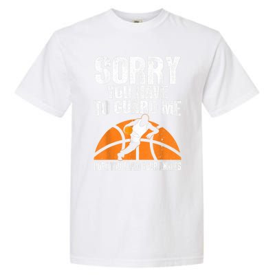 Funny Basketball For Men Women Sports Game Basketball Player Garment-Dyed Heavyweight T-Shirt