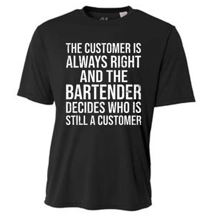 Funny Bartender Cooling Performance Crew T-Shirt