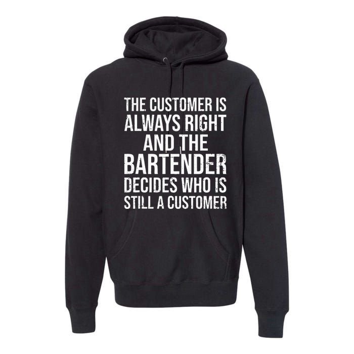 Funny Bartender Premium Hoodie