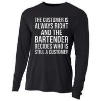 Funny Bartender Cooling Performance Long Sleeve Crew