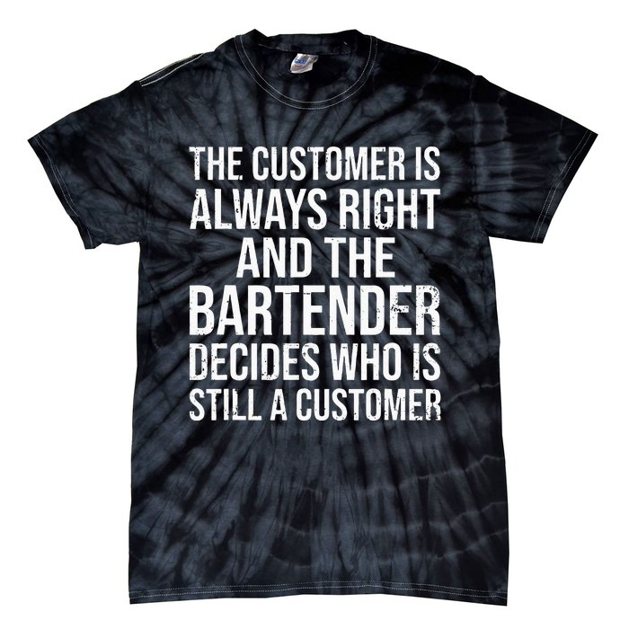 Funny Bartender Tie-Dye T-Shirt