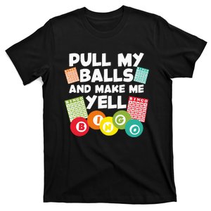 Funny Bingo For Men Women Lucky Bingo Lover Caller Gambling T-Shirt