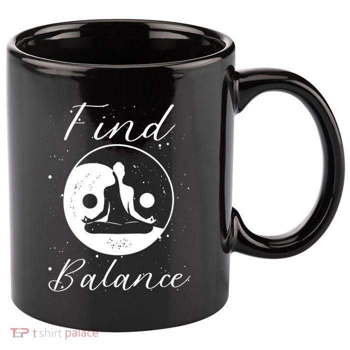 Find Balance 11oz C Handle Ceramic Mug
