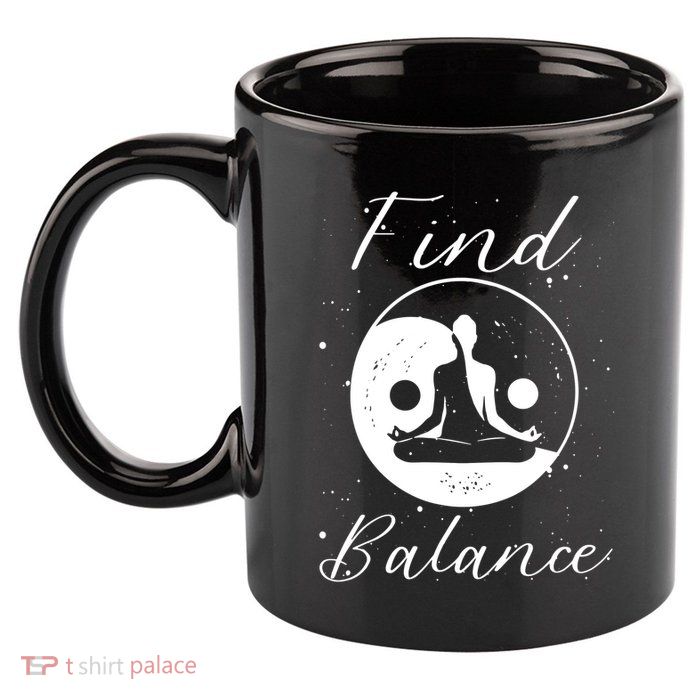 Find Balance 11oz C Handle Ceramic Mug